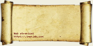 Nadja Damjanov vizit kartica